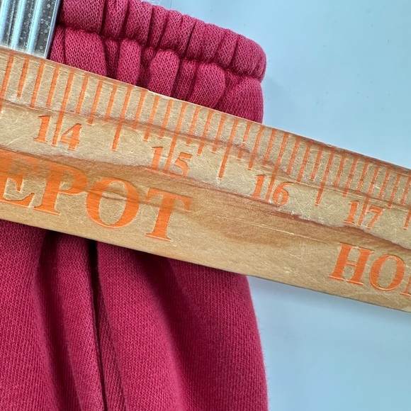 NIKE Men Swoosh red activewear casual comfort midi length jogger short XL - Picture 7 of 11